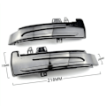 Pikkukuva 3 / 5: 4x Dynaaminen LED-taustapeilin suuntavilkku W204 W176 W212 CLA A B C E S GLA -luokkaan