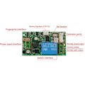 Miniatyrbild 3 av 5: Kontrollpanel för fingeravtryckskontroll, fingeravtrycksidentifieringsmodul 7-30V DIY relä dörrlåsstyrenhet, S4