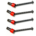 Pikkukuva 1 / 5: 4 kpl Metal CVD Drive Shaft -voimansiirtoakseli LaTrax Teton 1/18 RC -autoon, päivitetyt osat ja lisävarusteet, 1