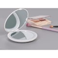 Miniatyrbilde 2 av 5: Foldbar Sminke Speil Lommespeil Opplyst Lommesminke Speil Foldbar Speil LED Kompakt Speil 10x Forstørrelse Kompakt Speil Opplyst Fold