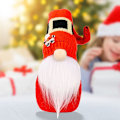 Miniatyrbillede 5 af 5: Dværg Goblin Julehjemmeindretning Nordisk Nisse Jordgud Plysdukke Ansigtsløs Nisse Julepynt Julemand Nisse Rudolph A
