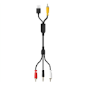 Miniatyrbilde 1 av 5: Digital til analog konverter SPDIF optisk digital Toslink til analog stereo lyd RCA lydadapter med optisk kabel