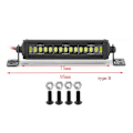 Pikkukuva 2 / 5: RC-auton kattolamppu 24 36 LED-valopalkki 1/10 RC-kolarille Axial SCX10 90046/47 SCX24 Wrangler D90 TRX4 -kori, D