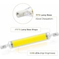 Miniatyrbillede 4 af 5: 2-pak R7S 10W 78mm Dæmpbar Kold Hvid 6000-6500K 100W Halogen J78 LED Pære Udskiftning, Dobbelt Endet R7S Base Rør, 360 Strålevinkel, Energibesparende.