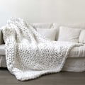 Miniatyrbillede 1 af 5: Tyk, Tæppe, Stort, Strik Tæppe, Baby Tæppe, Uld, Garn, Håndlavet, Kæledyr, Seng, Stol, Sofa, Arm, Strik, Tæppe, Hjem, Dekoration