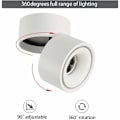 Miniatyrbillede 4 af 5: 10W LED Loftlamper, Justerbar Lampe Vinkel, Spotlamper, Loftlamper, Loftlampe, Justerbare Loftlamper, LED Loftbelysning, 1