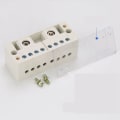 Miniatyrbilde 5 av 5: Enfas 2 i 12 uttak Terminalboks 220V (12 uttak) Hvit