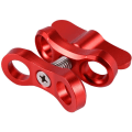 Miniatyrbilde 3 av 5: Kamera tilbehør dykkerlys ball sommerfugl klips aluminium arm montering brakett for Hero 3+/4/5 Gitup SJ6000 kamera rød