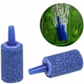 Miniatyrbillede 4 af 5: 5 stk. luftsten, akvarieluftsten cylinder boblediffuser luftsten til luftpumpe akvarium hydroponics-blå-