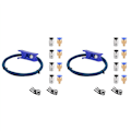 Miniatyrbillede 1 af 5: 2X Serie PTFE Bowden Rør til Xs 3/Pro 5-10 10S 1.75mm Filament 3D Printer