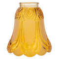 Miniatyrbillede 3 af 5: Klar Frosted Glass Shade Udskiftning til Loftsvifte