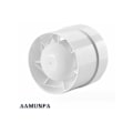 Miniatyrbillede 1 af 5: 1 stk. Luftudtræksventilator, økonomisk 100 mm, 12 W/130 m³, aksialt udtræksrør i linje: badeværelse, køkken, kælder,