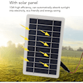 Miniatyrbild 3 av 5: 10W Solpanel-driven Avluftfläkt, Avluftfläkt, Solpanel-driven Fläkt för Husdjur, Hönshus, Husvagn, Växthus