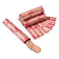 Miniatyrbillede 2 af 5: Møntruller Penny Sleeves Flade Penny Roll Wrappers 100 Stykker