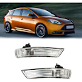 Miniatyrbillede 2 af 5: Auto Venstre Højre Side Bak Spejl Blinklys Dæksel Uden Pære Passer Til Focus 2012-2018 C-Max 2015-2018 US Model