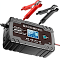 Miniatyrbillede 1 af 5: 12V24V Fuldautomatisk Intelligent Batterioplader 8A Bærbar Høj Effekt Bil Motorcykel Batterioplader til Opladning EU Stik