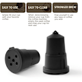 Miniatyrbillede 4 af 5: 6 stk Genanvendelige Kaffe Filterkopper, Genopfyldbare Kaffe Pods, Kompatible med 1.0 K Cup Kaffe Maskiner