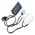 Miniatyrbillede 1 af 5: Blodtryksmåler med standard manchet sphygmomanometer måling
