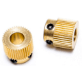 Miniatyrbild 4 av 5: 12 st Mk7 MK8 Extrusionväxel 26 Tänder Mässing Matningsdrivning för Anet A8 3D-skrivare Extruder