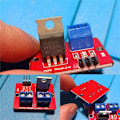 Pikkukuva 5 / 5: 10 kpl IRF520 MOS-ohjainmoduuli PWM-himmennin 0-24V Top Mosfet -painike IRF 520 ARM MCU:lle