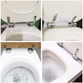 Pikkukuva 4 / 5: WC-istuimen saranan korjauskiinnikkeet Sinkkiseos WC-istuimen sarana Istuimen sarana puulle, hartsi MDF WC-istuimelle