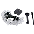 Miniatyrbilde 1 av 5: Feriebelysning LED Solar String Lights Bubble Crystal Ball String Lights 9.5M Utendørslampe for Eventyrlys Bryllupsfestdekorasjon-A