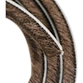 Pikkukuva 3 / 4: Itsekiinnittyvä pölyharjastiiviste liukuoville ja -ikkunoille 9 mm x 15 mm (ruskea)--