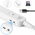 Miniatyrbild 3 av 5: 2M LED-remsa med rörelsesensor, 120 LED-lampor, dimbar, batteridriven, självhäftande, för kök, skåp