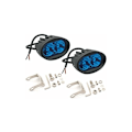 Miniatyrbilde 2 av 5: Motorsykkel Ekstra Lys, 20W Motorsykkel LED Hovedlys Rundt Front Arbeidslys Tåkelys 12V/24V Blå for Gaffeltruck Offroad Bil Lastebil ATV SUV Blat