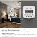Miniatyrbild 3 av 5: Ny LCD Digital Control Power Programmerbar Timer DC 12V 16A Tidsreläbrytare