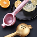 Miniatyrbillede 3 af 5: Manuel Citruspresser Citruspresser Citronpresser Citronpresser Citruspresser Maskine Rustfrit Stål Køkken Tilbehør til Køkken,Pink