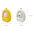 Miniatyrbillede 2 af 5: LED Dyrekontakt Nattelys Justerbar Amning Søvnlampe Børn USB Genopladelig Sengelampe Gul