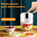 Miniatyrbillede 3 af 5: Lille elektrisk madhakker trådløs genopladelig, mini foodprocessor, bærbar hakker knuser hvidløg grøntsager kød