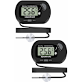 Miniatyrbillede 1 af 5: LCD Digital Akvarietermometer med Sugkopper og Vandafvisende Sonde til Akvarium, Reptilterrarium (2 stk.)