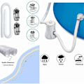 Miniatyrbillede 3 af 5: Swimmingpool Slange, 2 stk 32mm Overjordisk Pool Slange, 150cm/59in Poolpumpe Slange til Intex 330 GPH, 530 GPH og 1000 GPH