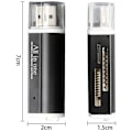 Miniatyrbillede 3 af 5: Mini USB 2.0 SD-kortlæser til Mini SD-kort TF-kortadapter Plug and Play til stationær pc-computer 5 stk. serie