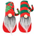Miniatyrbillede 1 af 5: Dværg Goblin Julehjemmeindretning Nordisk Nisse Jordgud Plysdukke Ansigtsløs Nisse Julepynt Julemand Nisse Rudolph A