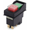 Miniatyrbillede 1 af 4: 250V IP55 KJD17 KLD28 4-polet Start Stop On Off-kontakt Volt 2BTN Velegnet til værkstedsmaskiner