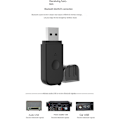 Miniatyrbilde 4 av 5: USB Bluetooth-mottaker Bluetooth-sender 5.3 Lydmottakeradapter for datamaskin TV Lyd Biladapter