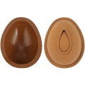 Miniatyrbillede 1 af 5: Sæt med 2 påskeæg chokoladeforme, silikone ægform, ægformede påske chokoladeforme, non-stick ægform