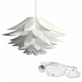 Miniatyrbillede 1 af 5: Loftslampe - Lotus design lampe - Skærm til montering - IQ loftslampe - Sæt med kabel loftsmontering
