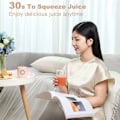 Miniatyrbillede 3 af 5: 500ML bærbar blender 6 kutter mini juicer USB elektrisk blender frugt juicer til frugt og grøntsager juicer maskine-C