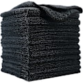 Pikkukuva 1 / 4: Ensiluokkainen mikrokuituliina 30 x 30 cm (12 kpl) (musta)