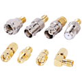 Miniatyrbillede 5 af 5: SMA til SMA BNC N F UHF Type Connector Kits RF Adapter 20 Type, SMA Hun til F Han, SMA Hun til F Hun