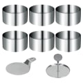 Miniatyrbillede 1 af 5: Dessert Ringe og Mad Ringe, Ring Sæt, 8 Mini Kageforme, Stempel til Bagning Kage Tilbehør