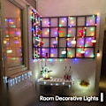 Miniatyrbillede 2 af 5: 10 Meter 100 Multifarvede RGB Kugle LED Lysstreng, Sfæriske RGB Lysstreng, 100 LED Kugler 8 Lystilstande IP44 Vandafvisende Lysstreng Udendørs