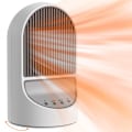 Miniatyrbilde 1 av 5: 1200W Vifteovn, PTC Keramisk Stille Energibesparende Vifteovn med Timer, Overopphetings- og Veltebeskyttelse, for Kontor, Stue