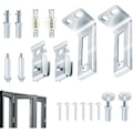 Miniatyrbillede 1 af 5: 18 Dele Skydedørs Reparationskit Foldbar Skydedørs Hardware Kit, Skabsskydedør, Opbevaringsfoldbar Dør Hardware Kit og Dør