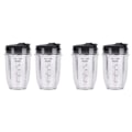 Miniatyrbilde 1 av 5: 4 Ninja Blender-erstatningsbeger med lokk for Ninja Auto IQ BL480 BL642 BL450 BL682 BL480, BL490, BL640 BL680