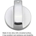 Miniatyrbilde 4 av 5: 6 stk universelle metallkontrollknapper gasskomfyrknapp 6mm universelle kontrollknapper komfyrknapp for gasskomfyrkokeovn